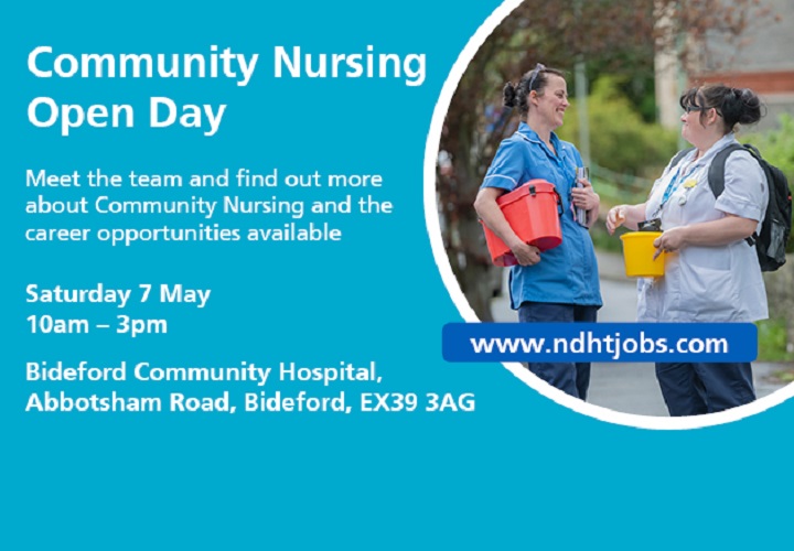 Nurses invited to recruitment open day at Bideford Hospital