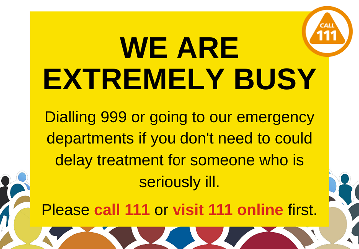 We’re really busy – please help us help you