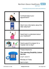 easy read outpatient appointment letter