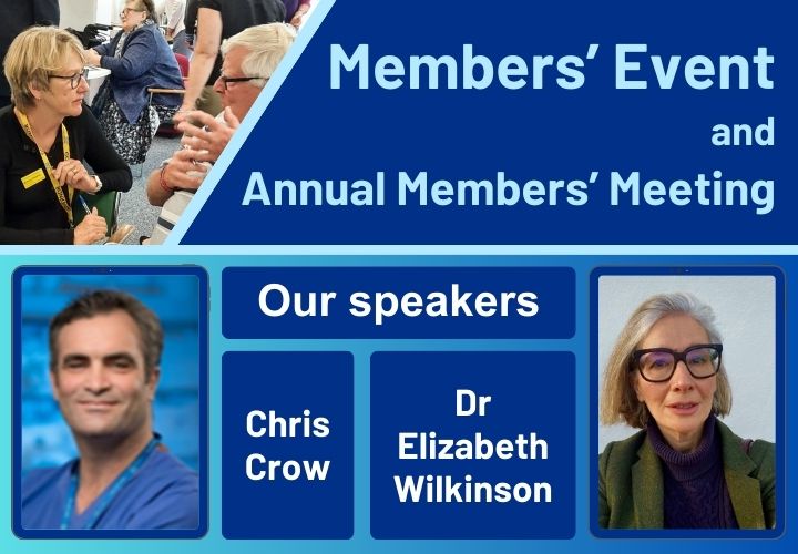 Just two weeks to go until our next Members' Event - speakers now confirmed!