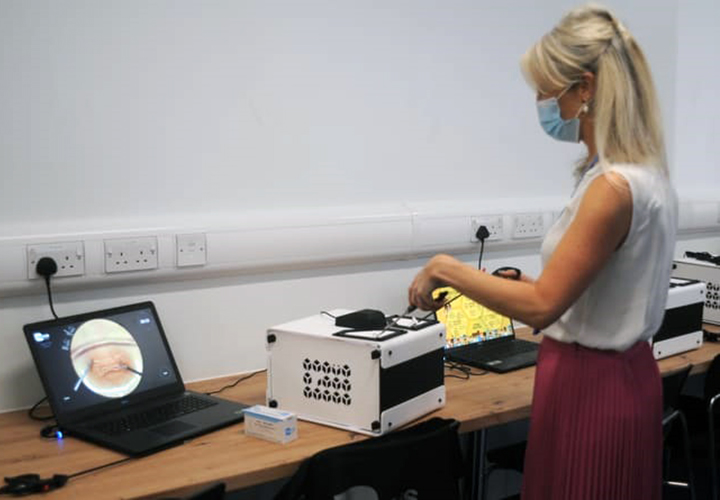 First trainees begin using new surgical simulators to tackle the COVID-19 training backlog
