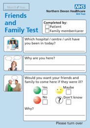 friends and family test easy read