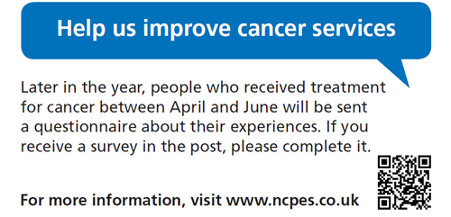 help us improve cancer services